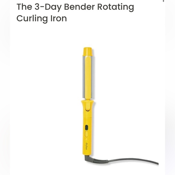 NWOT DRYBAR THE 3-DAY BENDER ROTATING CURLING IRON - Picture 5 of 5